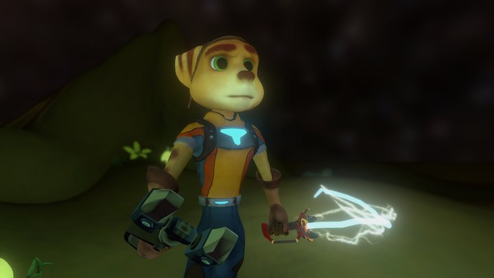 Ratchet, The Warrior Lombax 3D Model
