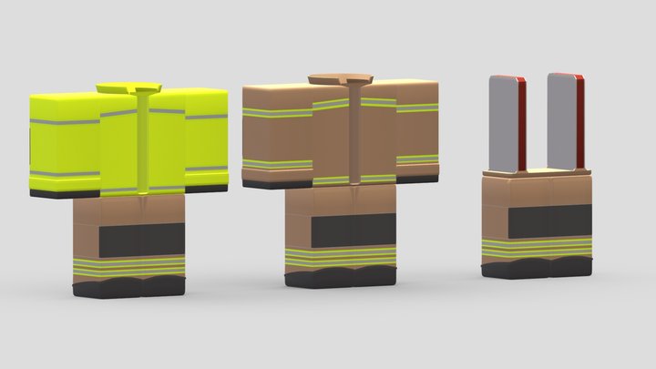 Bristol Gold PPE - Roblox 3D Model