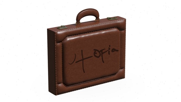 Louis Vuitton Vintage briefcase bag 3D model