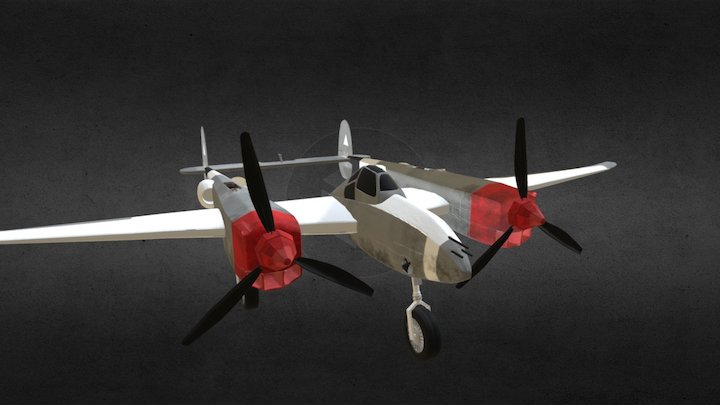 Lockheed P-38 3D Model
