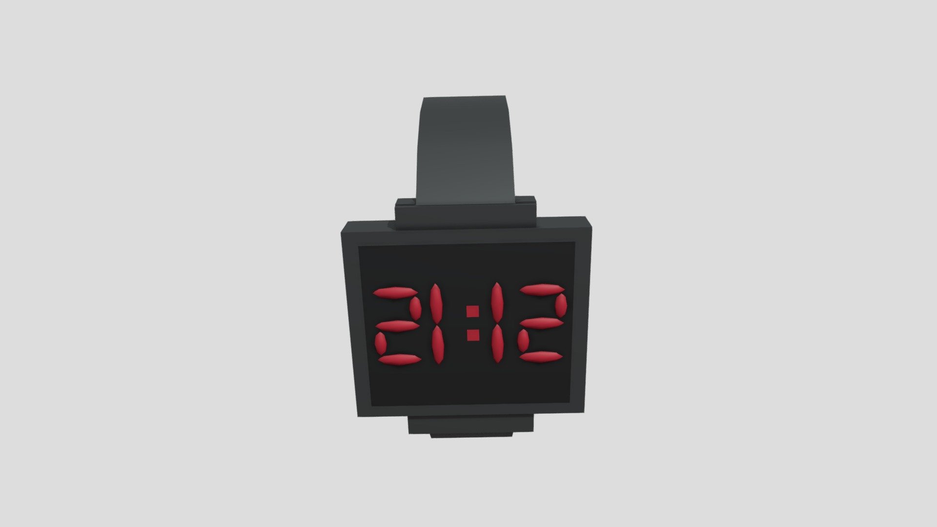 Digital Watch Download Free 3D model by WilliamDodds [1a0e705