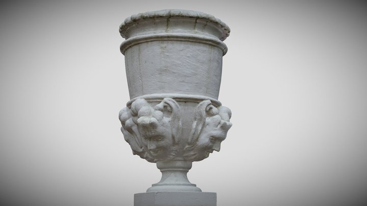 Vase from the park of Schönbrunn Palace 3D Model