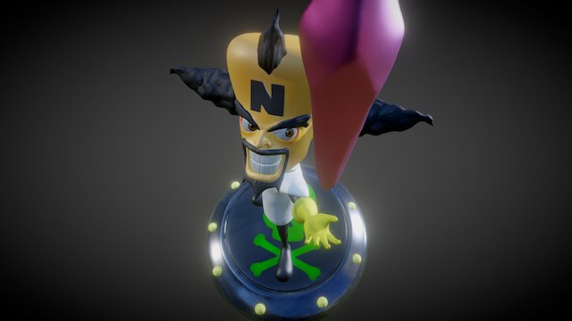 NAUGHTY DOG DR. NEO CORTEX 3D Model