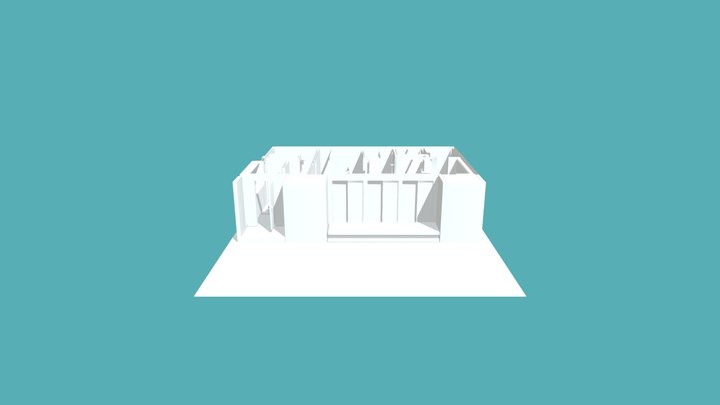 1F_ 木の家_Inside 3D Model