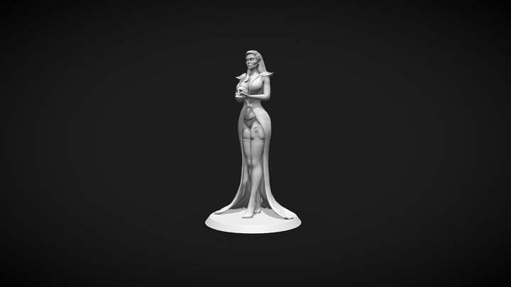 Ophelia 3D Model