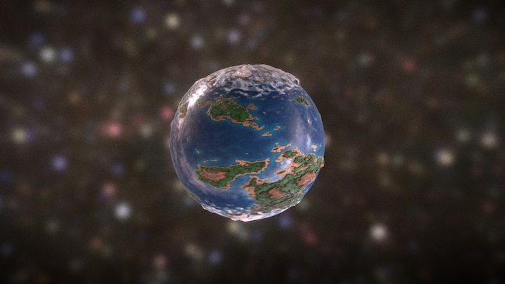 Planet Generator 3D Model