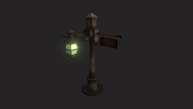 Lamp Post 3D Model