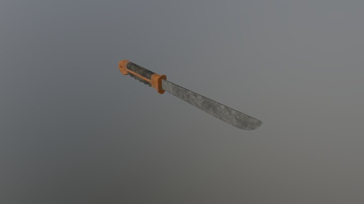 Camping_survival_machete 3D Model