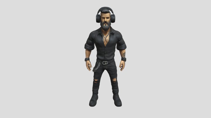 Beard Voice Actor 3D Model