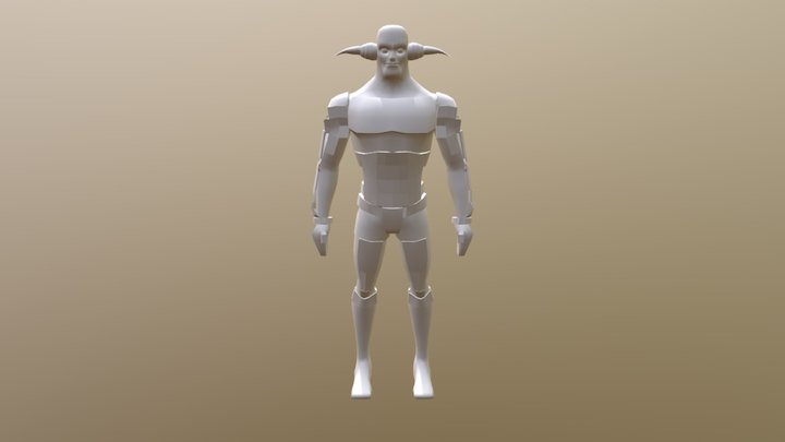 Bull man 3D Model