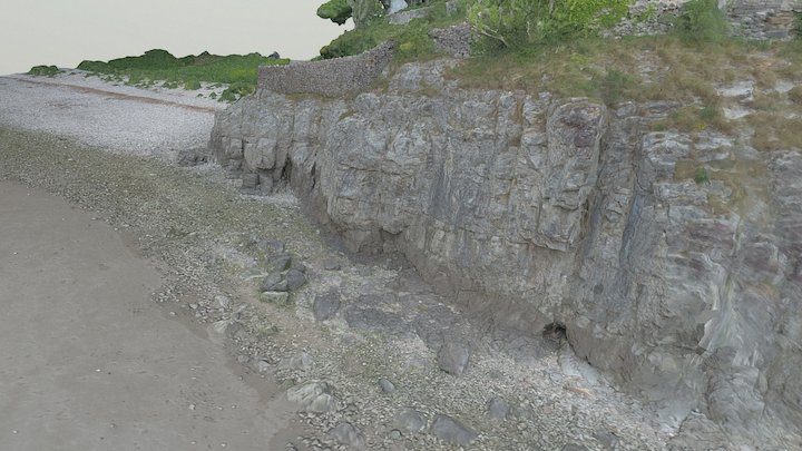 Silverdale cliffs - The Cove - May 2017 3D Model
