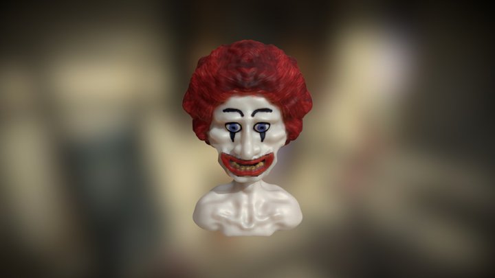 The Goddamn Clown 3D Model