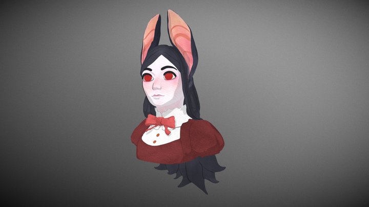 Scarlet fanart, character of @RiikkaPaints 3D Model