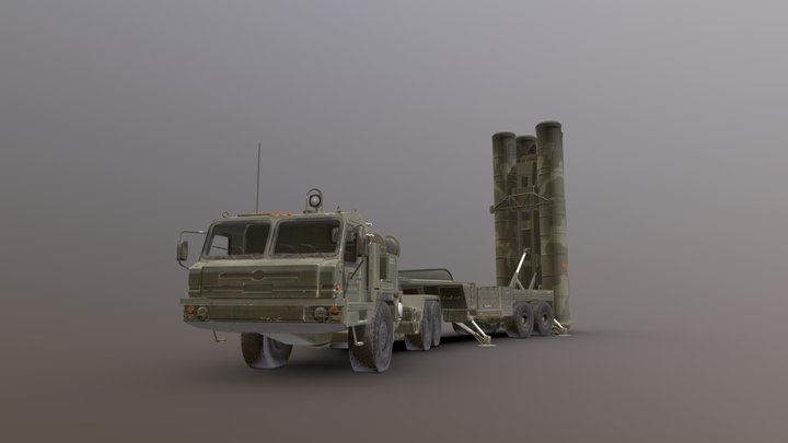 S-400 Triumf SAM system 3D Model