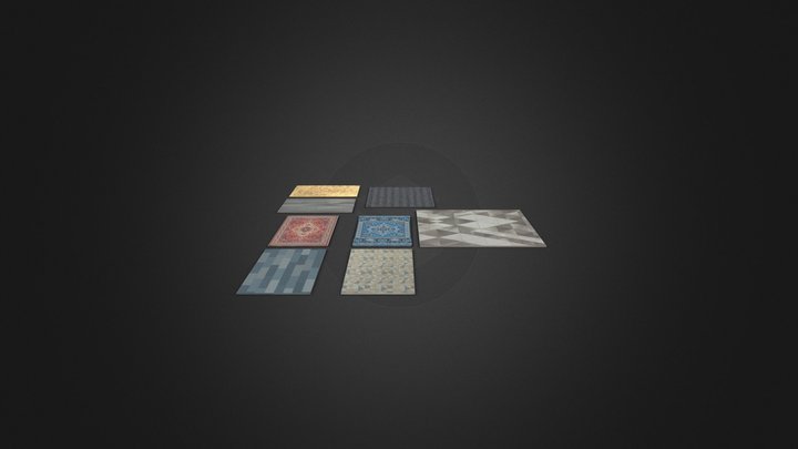 Carpets and tiles pack – Modello 3D gratuito STL