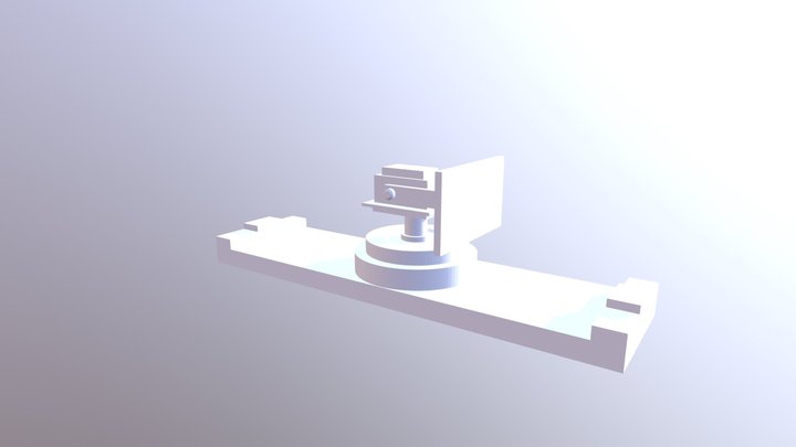 Solarzelle 3D Model
