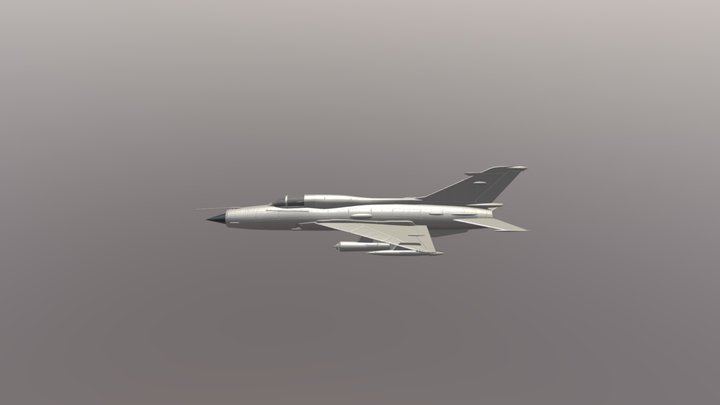 MIG-21 Fighter Plane 3D Model