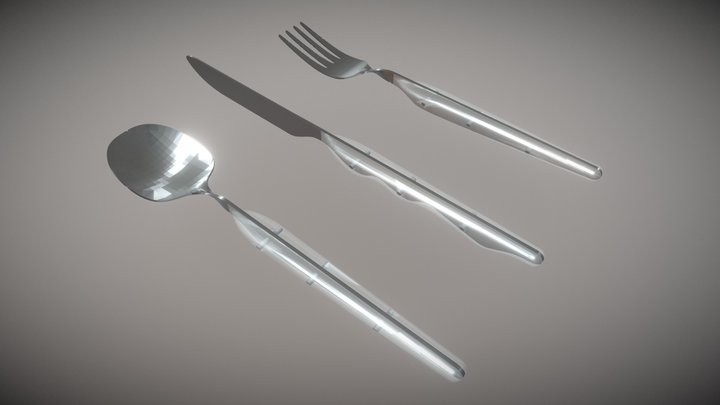FLATWARE 3D Model