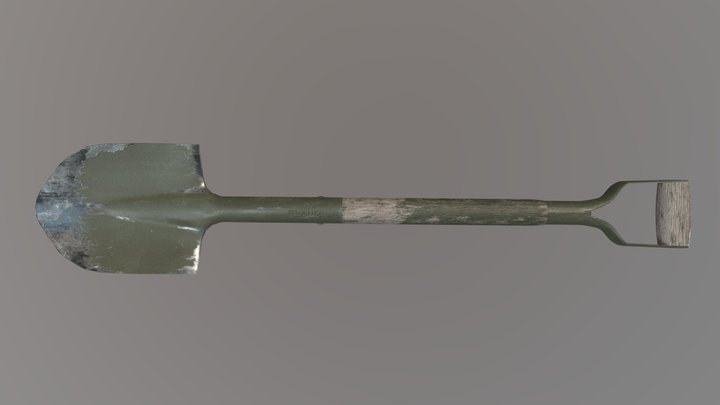 Old military shovel