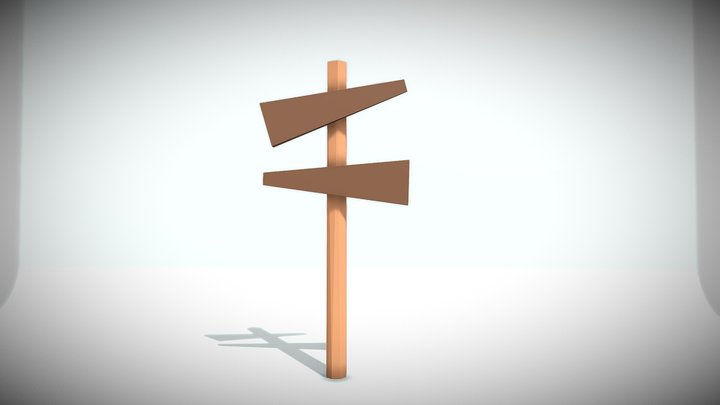 poster low poly / cartel low poly 3D Model