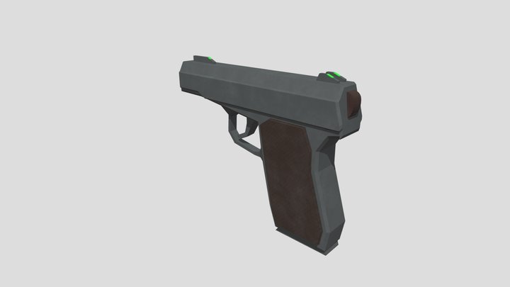 Makarow Soviet Pistol 3D Model