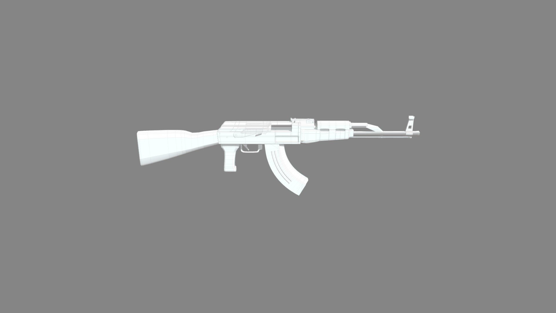 Ak47 Low Poly