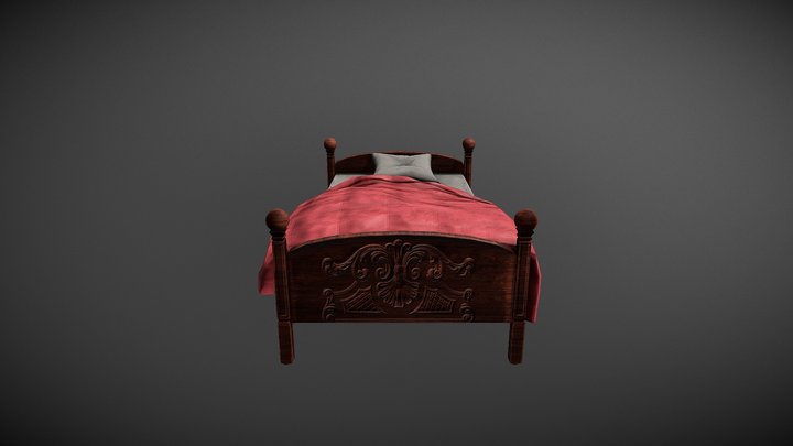 Child bed 3D Model