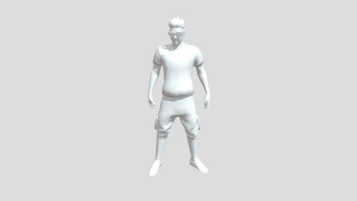 COOL FREE FIRE CHARACTER 3D Model
