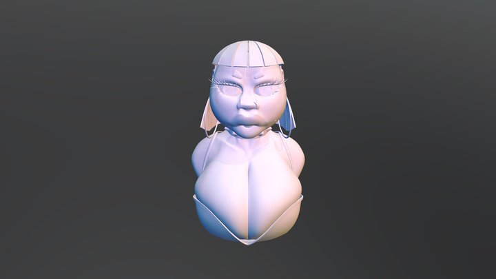 GOTH MOM SCULPT ~ WIP 3D Model