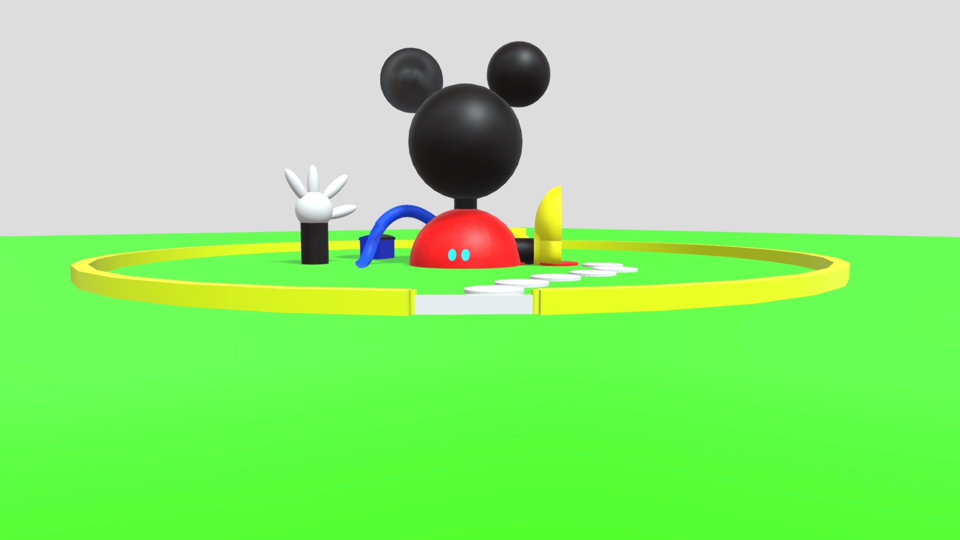 mickey-mouse-clubhouse-1 - 3D model by 41414 [1a1796b] - Sketchfab