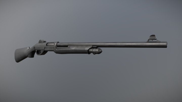 Benelli Nova - Counterstrike 2 / Reimp 3D Model