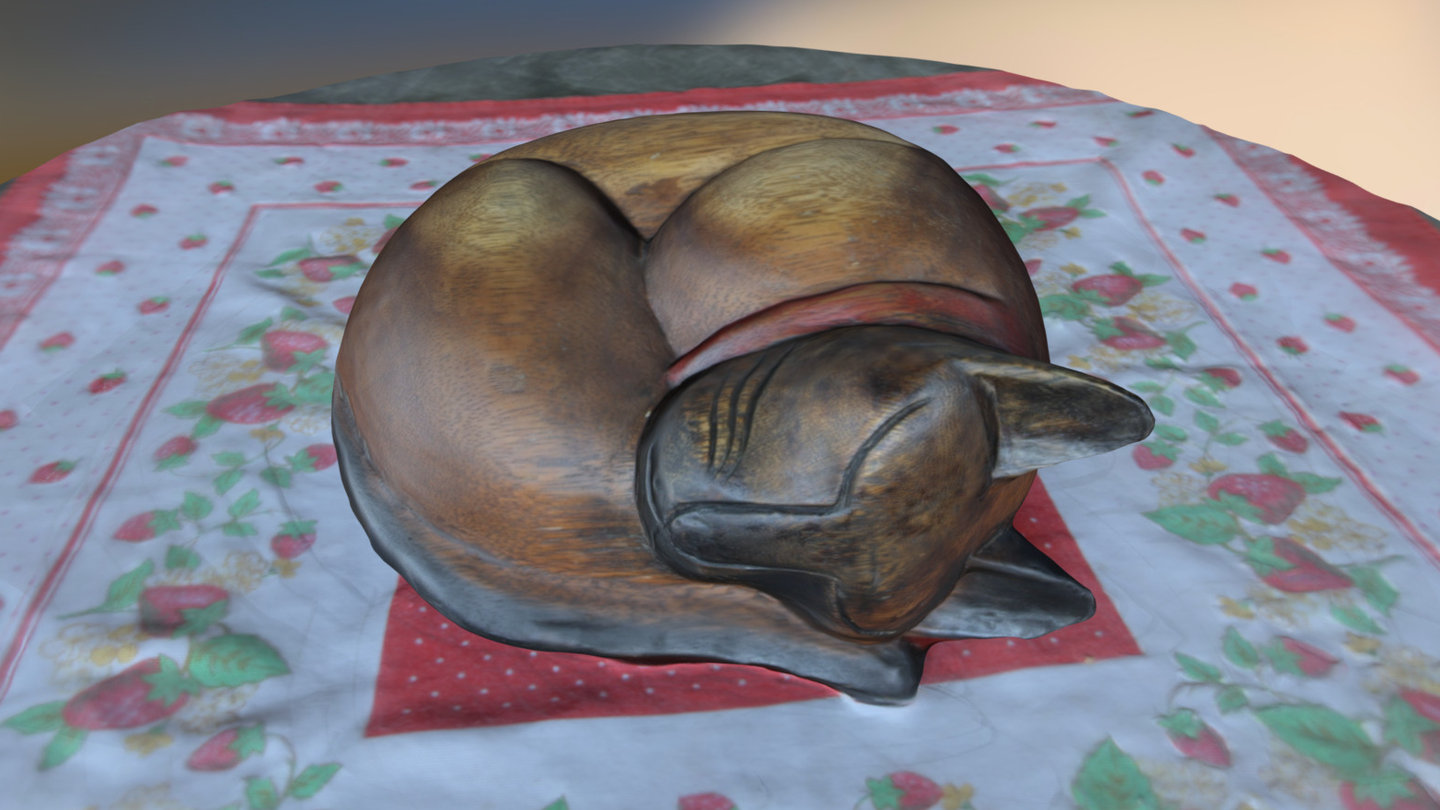 Wooden Cat