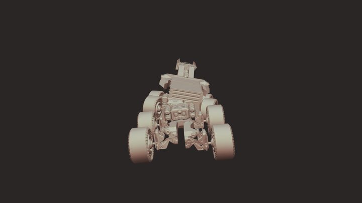 Smart Rover DALNOBOY for game Space Engineers 3D Model