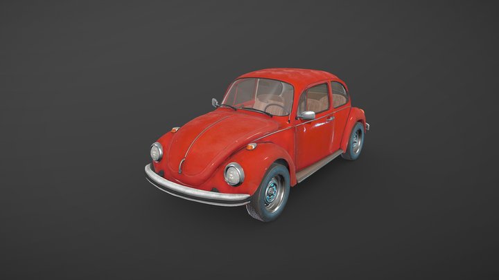 Volkswagen Beetle 3d Scan 3D Model
