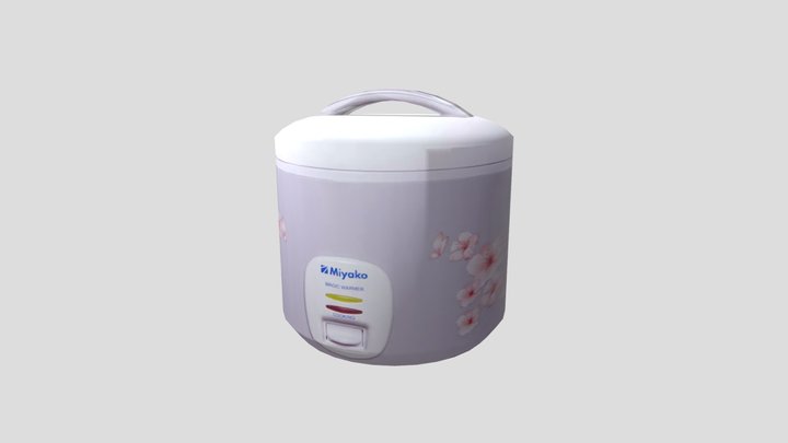 Rice cooker Miyako 3D Model