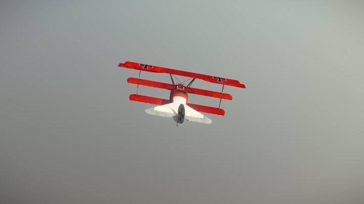 Fokker DR1 3D Model