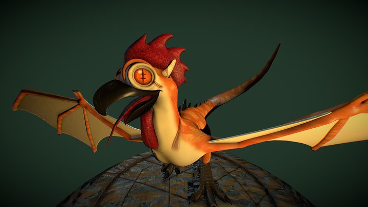 DnD Cockatrice 3D Model 3D Model