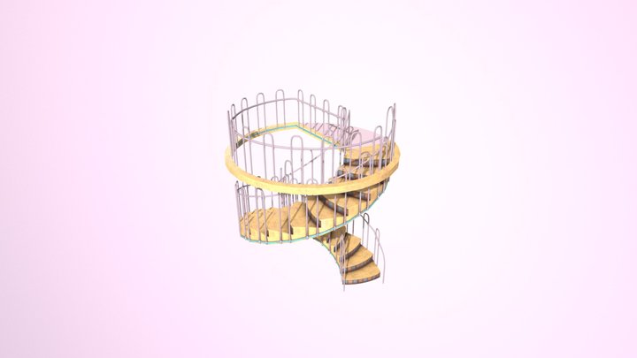 50s Sairs Lowpoly 3D Model