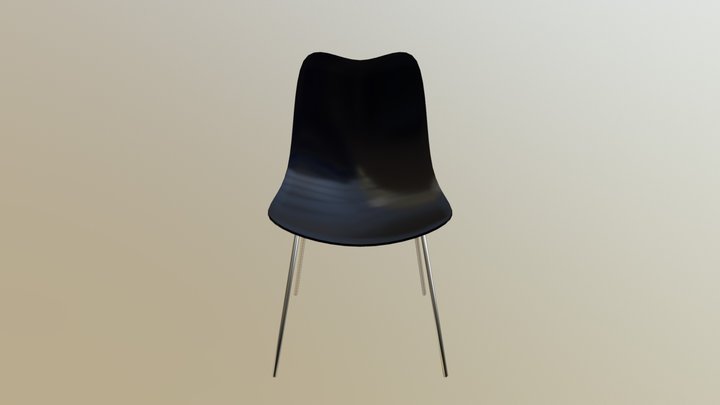 Curved Chair 3D Model
