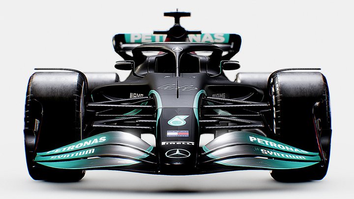 Mercedes W13 Concept F1 | www.vecarz.com – Modello 3D gratuito STL