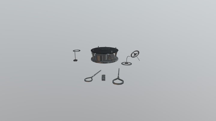 Old Timey Watch WIP 3D Model