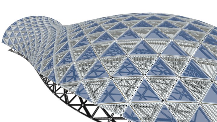 AR Responsive Facade - Model A1 3D Model