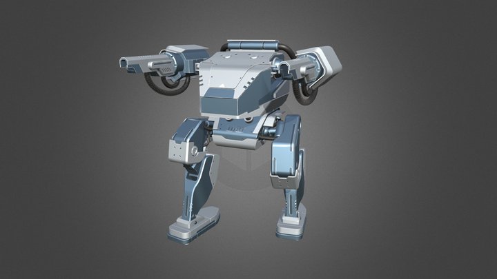 Mech Robot 3D Model