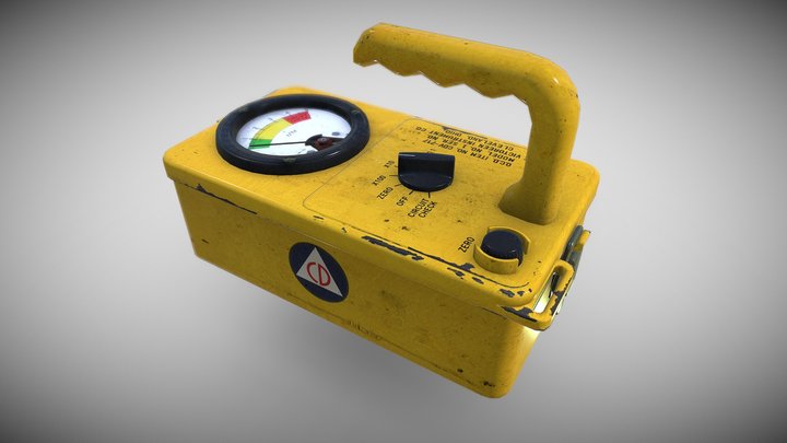 CDV-715 Survey Meter 3D Model