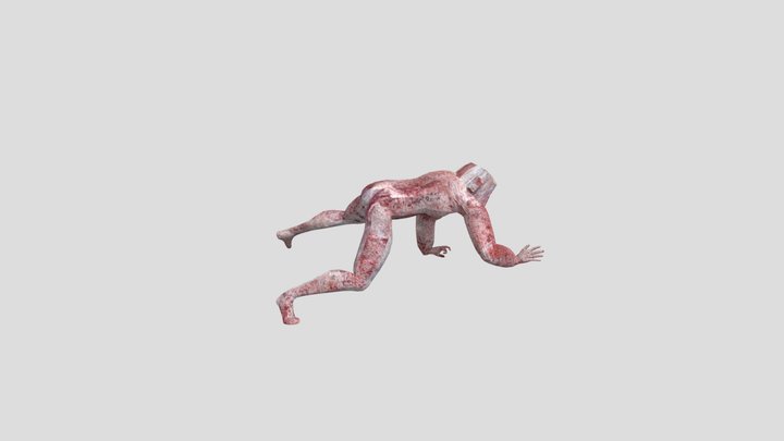big scary lv1 horror guy 3D Model