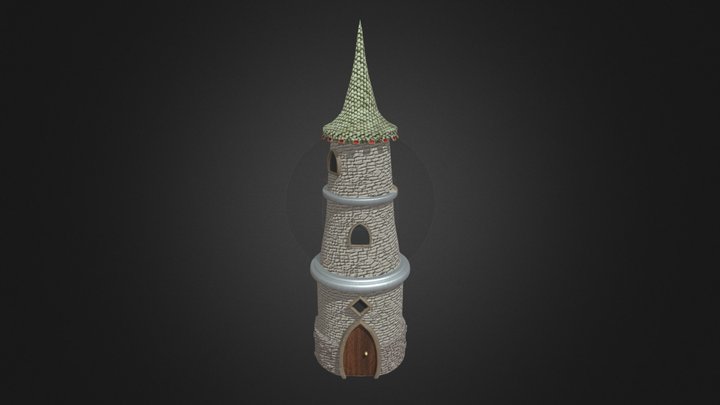 Wizard's Tower 3D Model