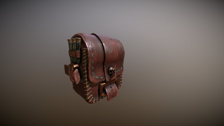 Witch Doctor Backpack 3D Model
