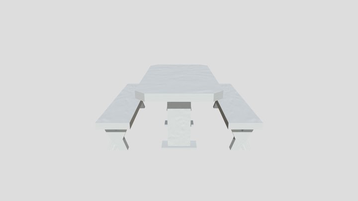 BarTableWithChairs 3D Model