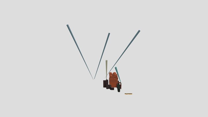 20th Century Fox Television logo 1976 Remake 3D Model