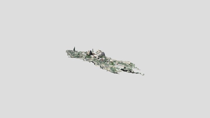 P Peak 3D Circular Model 3D Model